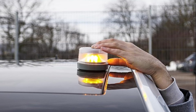 ¿Conocés las luces de emergencia que se adhieren en los techos de los autos particulares?